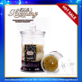 wholesale scented soy wax candles in glass jar candle making supplies with lids